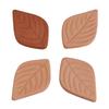3Pcs Leaf Design Salt Saver Clay Tea Humidifier Household Brown Sugar Keeper  Coffee Bean