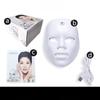 Wiederaufladbare Aufhellungsmaske Siebenfarbiges Farblichtspektrometer Photonenverjüngungsmaskeninstrument Haushalt LED-Maske Schönheitsinstrument