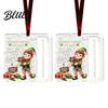 Christmas Tree Decorations Decor with Ornament Acrylic Gift Holder 2Pcs Cash Money Hanging Unique Holiday