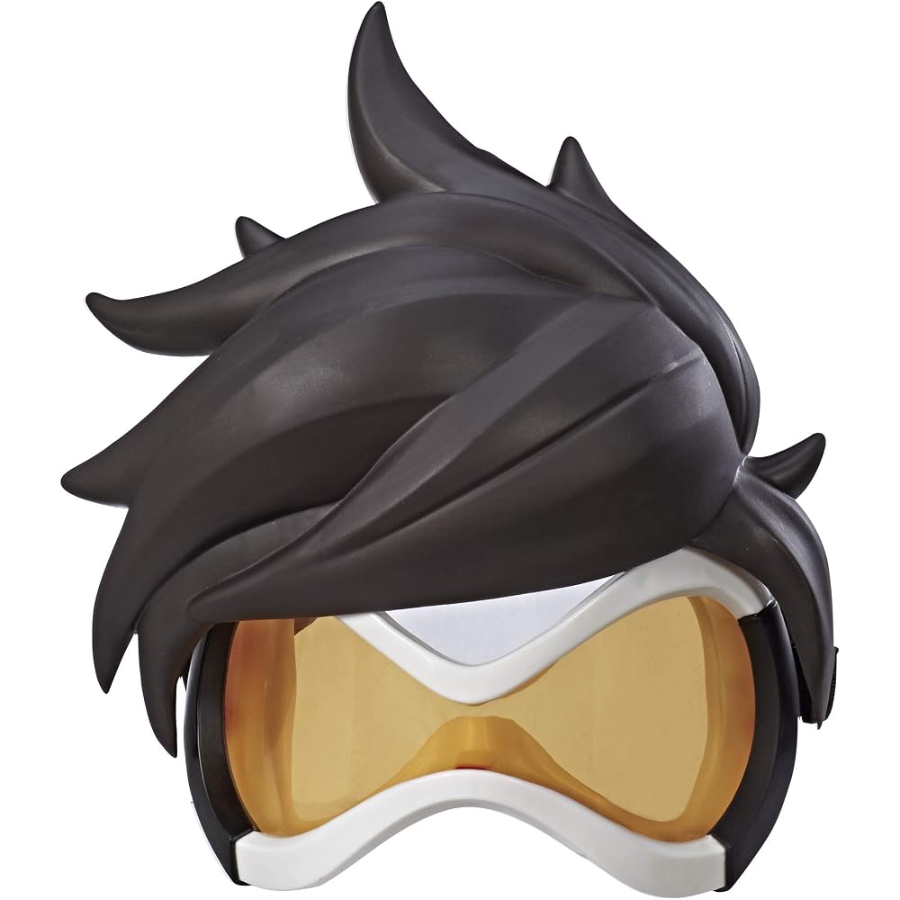 Hasbro E6882 Overwatch Tracer Role Play Mask w/ Detachable Hair Accessory - Blizzard Video Game C...