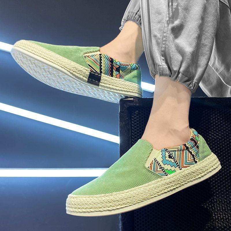 

Male Shoe Print Wear to Work Non Slip Breathable Sneakers Fashion 2026 Vulcanize Size 44 In Promotion Elegant Men s Casual Shoes 39