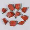 5pcs Irregular Raw Natural Stone Pendant Agates Quartz Crystal Pendant for Jewelry Making DIY Necklace Earrings Accessories