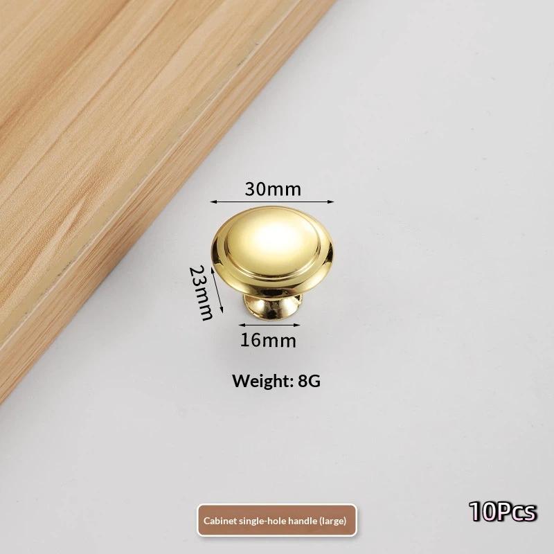 Stainless Cabinet Door Knobs Single Hole Handle Dresser Pull Handles 23Mm-30Mm With Screw Drawer Knobs Hardware Accessory