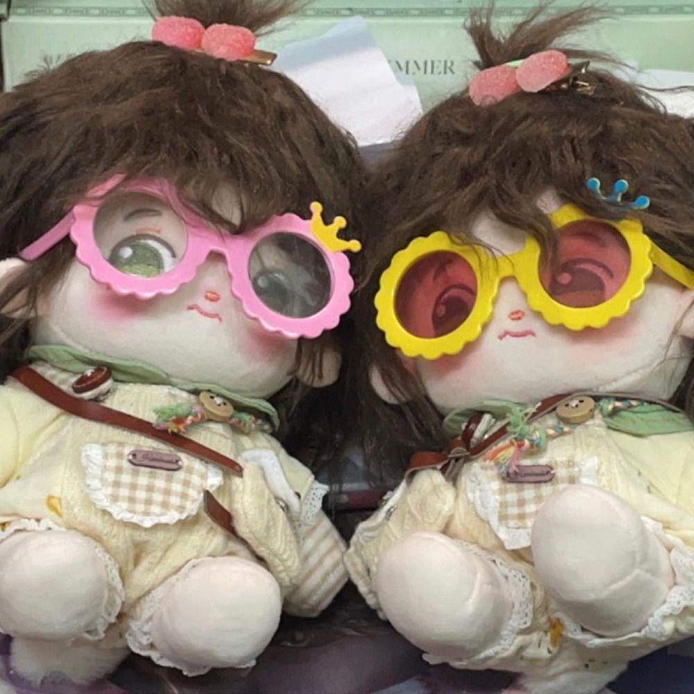 Doll Accessory 20CM Doll Sunglasses Transparent Transparent Plastic Glasses  Children Toy