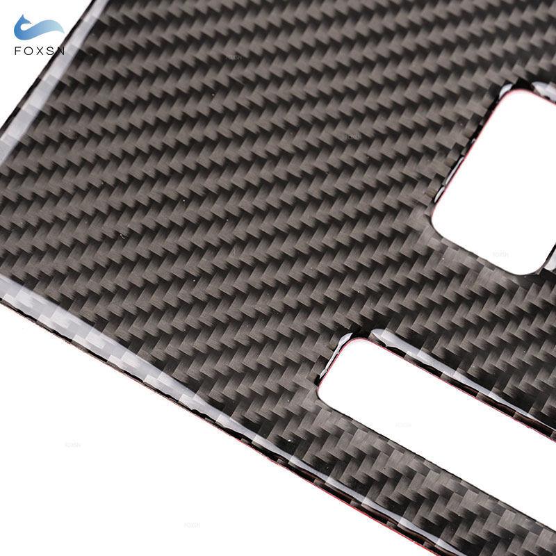 For Chrysler 300 300C 2011 2012 2013 2014 Soft Carbon Fiber Car Styling Center Control Gear Shift Panel Frame Cover Trim