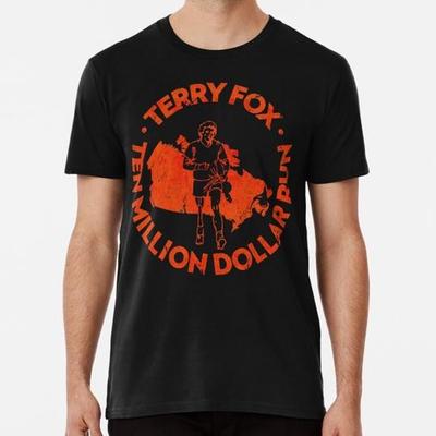 Maglietta Terry Fox Ten Million Dollar Run dalla S alla 5XL Made in USA