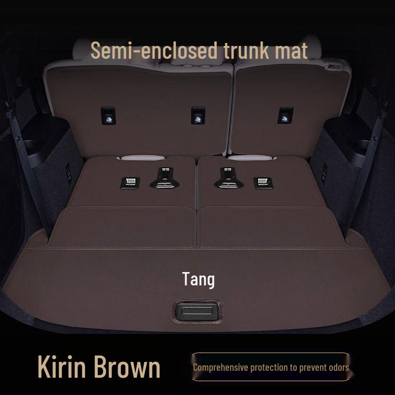 Eco-Friendly Trunk Mat for BYD Tang DM/EV/DM-i/Glory Edition - Bumper Upgrade