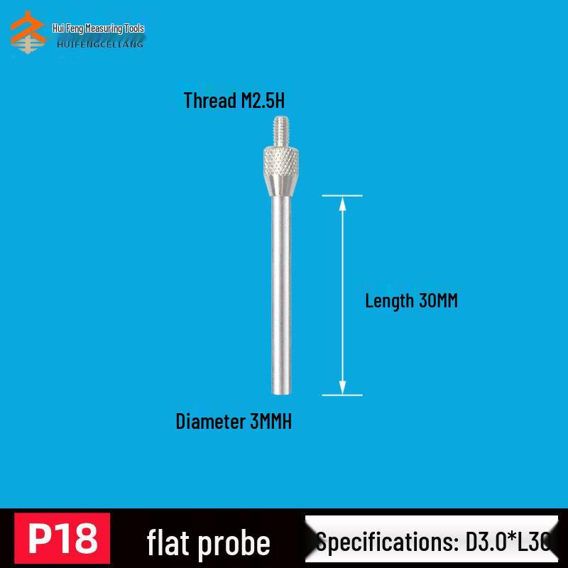 Dial Indicator & Micrometer Head Measuring Pin Gauge Probe M2.5