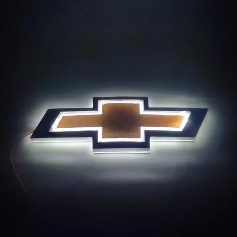 17x5.5cm Samochodowa tylna klapa bagażnika LED Odznaka Światło Naklejka dla Chevrolet Cruze Silverado Captive Traverse Spark Malibu Orlando Equinox