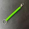 Sofort lieferbar Einziehbarer Anti-Verlust Kunststoff Feder Schlüsselanhänger & Kartenhalter Lanyard