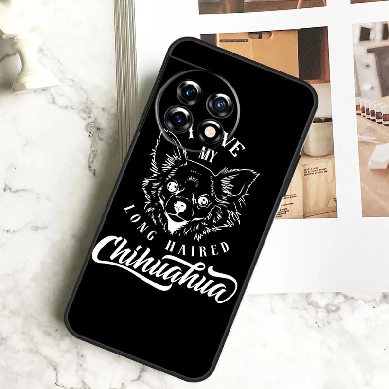 Cartoon Chihuahua Hund Fall Für OnePlus 12 12R 11 9 10 Pro 10R 9R 8T 10T Nord 3 CE 2 Lite 2T N10 N20 N30 CE4 Abdeckung
