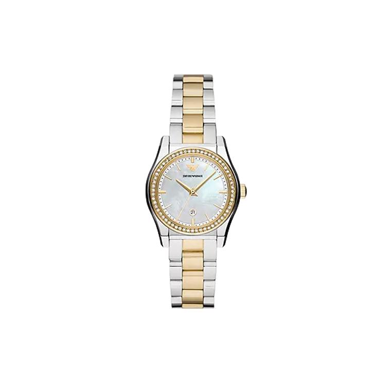 

EMPORIO ARMANI Three-Hand Date Stainless Steel Watch AR11559 White Dial