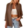 Long Sleeve Casual Blouse Fashion Women 2023 Autumn Loose Cardigan Shirt White Tops Loose Clothes Women Elegant  28886