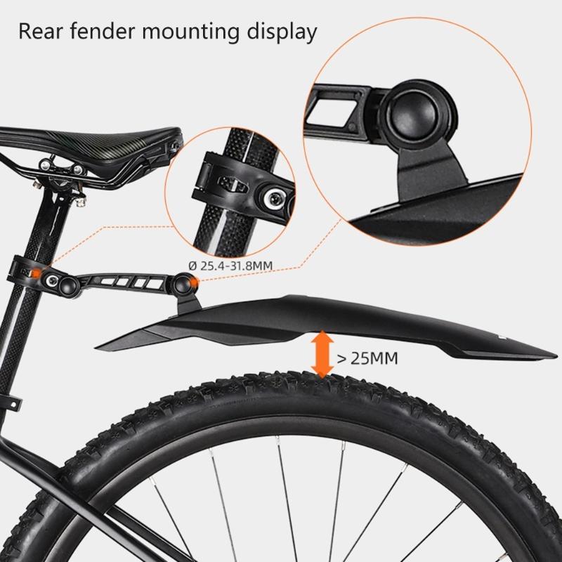 Bicycles Mudguard Foldable Bicycles Mudguard Front Rear Mudguards Bikes Cyclists Mudguard Adjustable Bicycles Mud Guard