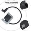 For Equipment Maintenance Black Ignition Coil Solid Material Stable Operation Easy Installation Practical Part