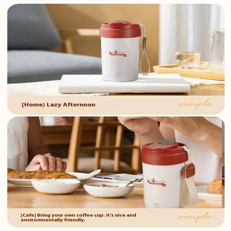 Fully Automatic Magnetic Stirring Cup, Smart Cup with Temperature Display, and Built-in Self-stirring Mechanism