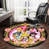 1pc Sailor Moon Characters Artwork Round Carpet, Made of Polyester,Perfect for Decorating Office Chairs, Living Rooms