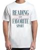 Reading Is My Favorite Sport Book Lover Funny Saying For T-Shirt