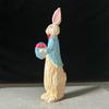 Easter Bunny Sculpture, Cute Indoor And Outdoor Bunny Statue, Suitable For Garden Patios, All-day Spring Holiday Tabletop Decoration