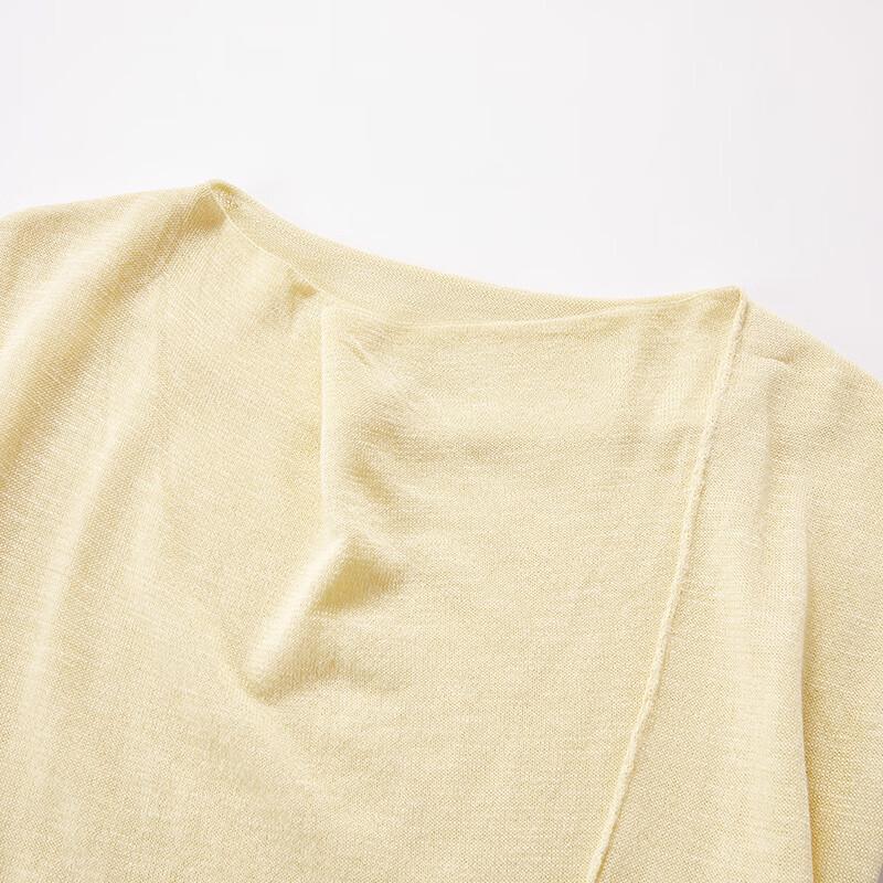 Xiangying Women's French Drape Neck Knit Top
