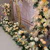 100CM Romantic Wedding Flower Wall Arrangement Artificial Road Lead Flowers for Wedding Party Arch Flowers Garland Backdrop Home Party Decoration
