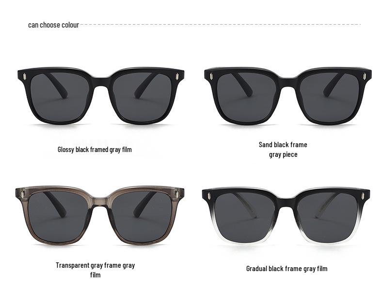 Women's Retro Small Frame Polarized Sunglasses - High-End Design, Slimming Effect, Ideal for Driving and Students