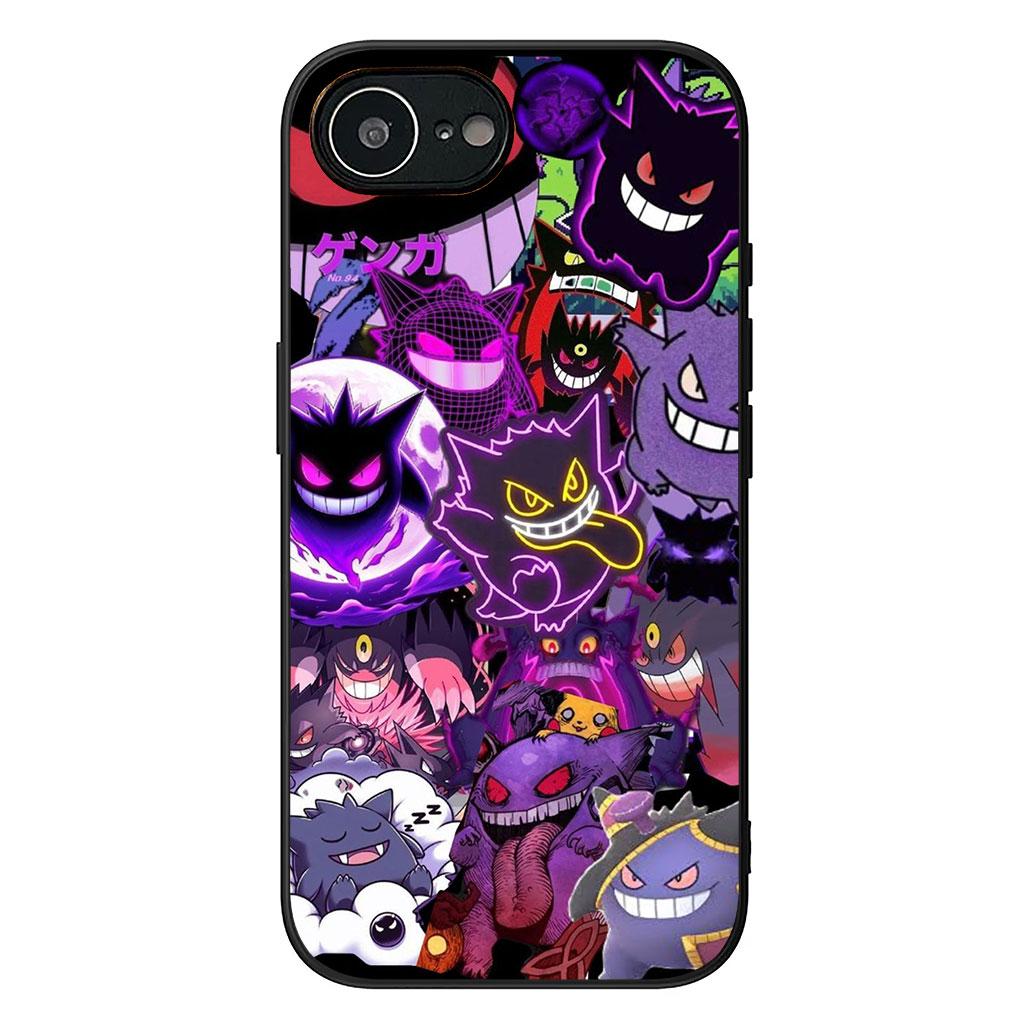 

Comics P-Pokemons GO Gengar P-Pikachus Phone Case for Samsung Galaxy S25 Edge S24 S23 FE Plus Ultra A16 A15 A55 A57 5G Cover Galaxy S25 FE