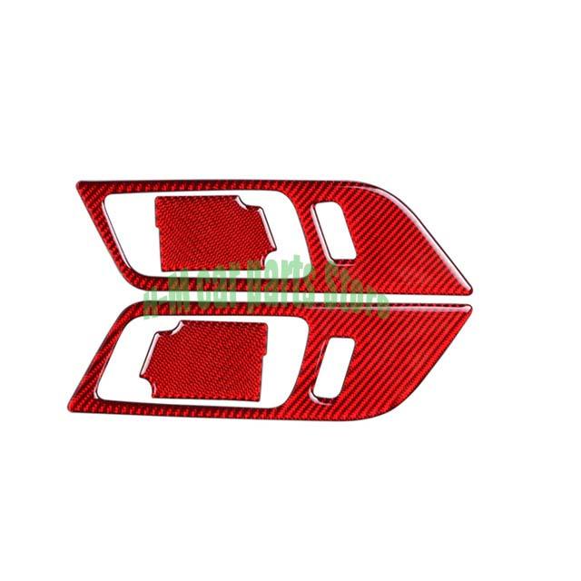 Airspeed fibră de carbon mânere interioare uși bol decorativ pentru Ford Mustang autocolante pentru mașină-styling 2015 2016