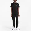Puma Ess+ Logo Embroidered Crew Neck Short Sleeve T-Shirt Men Tops Black 845923-01