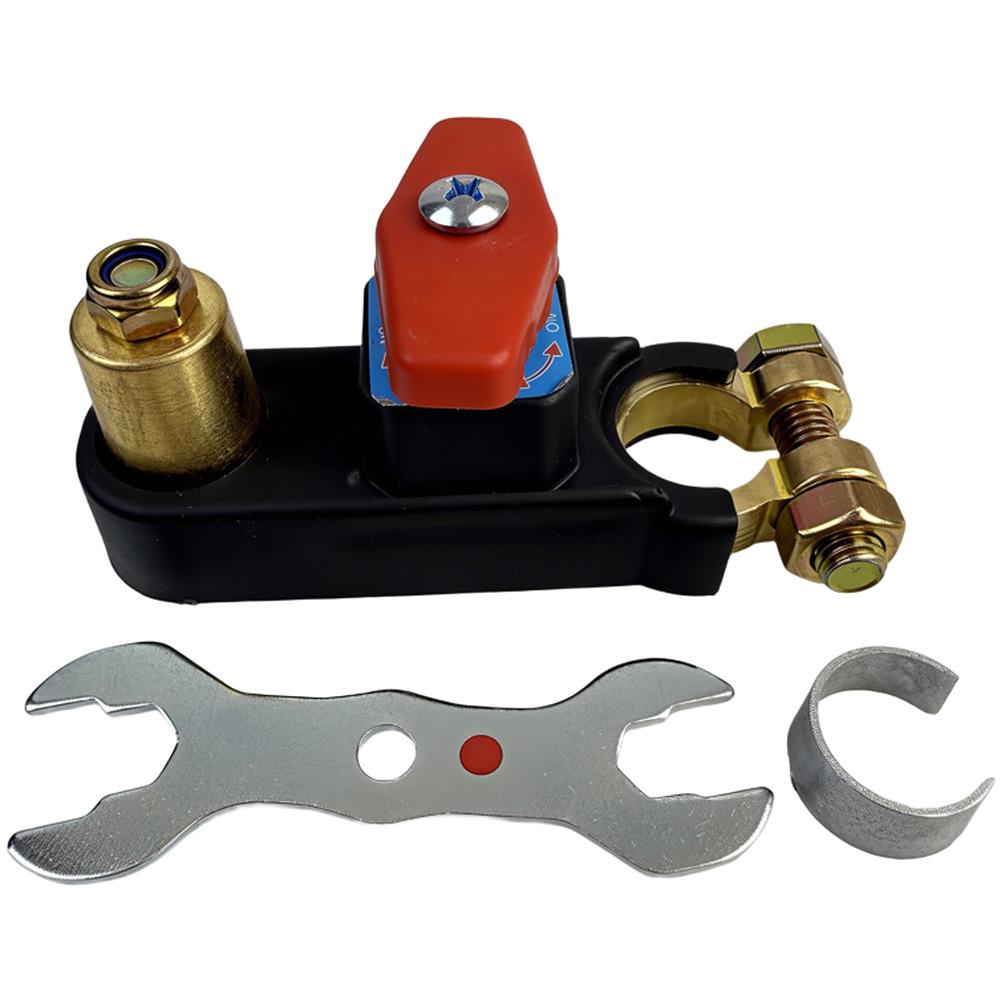 Heavy Duty Pure Copper Car Battery Disconnect Switch Negative Terminal Anti For Cars, Trucks, SUVs, And Agricultural Vehicles