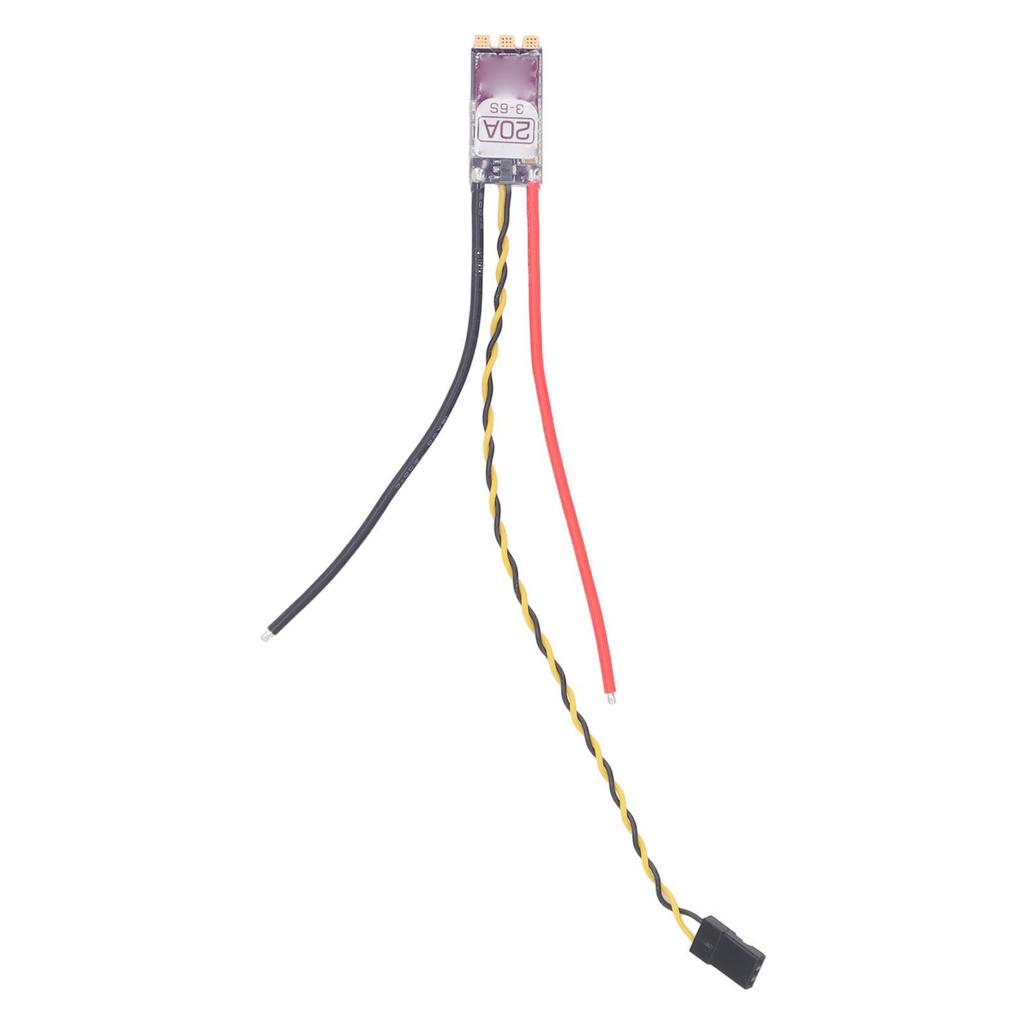 Electronic Speed Controller 3 to 6S 32 Bit Low Noise 20A Drone ESC Replacement Support 128K
