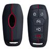 Silicone Car Key Case Fob Cover For Ford Fusion Mondeo Mustang F-150 Explorer Edge     Car Accessories