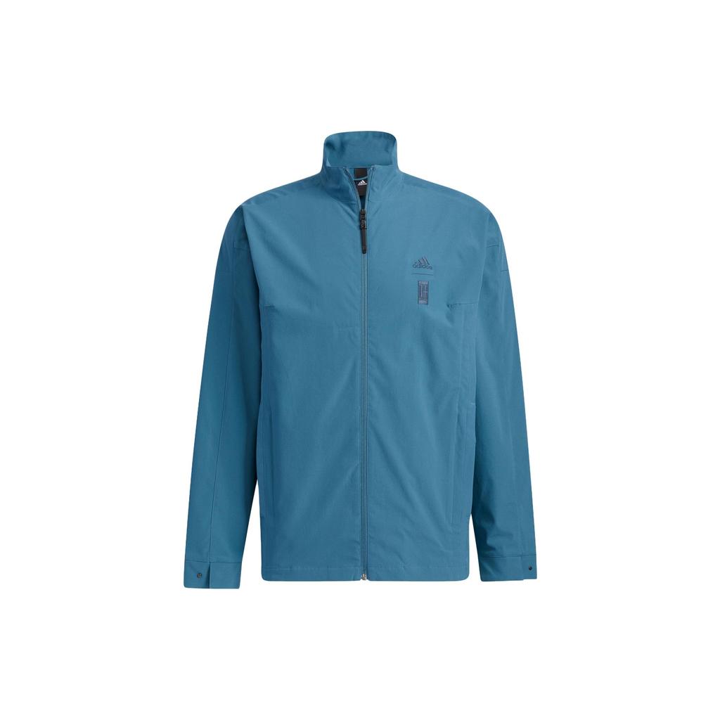 Adidas Solid Color Sports Casual Jacket Men Jackets Indigo HY5853