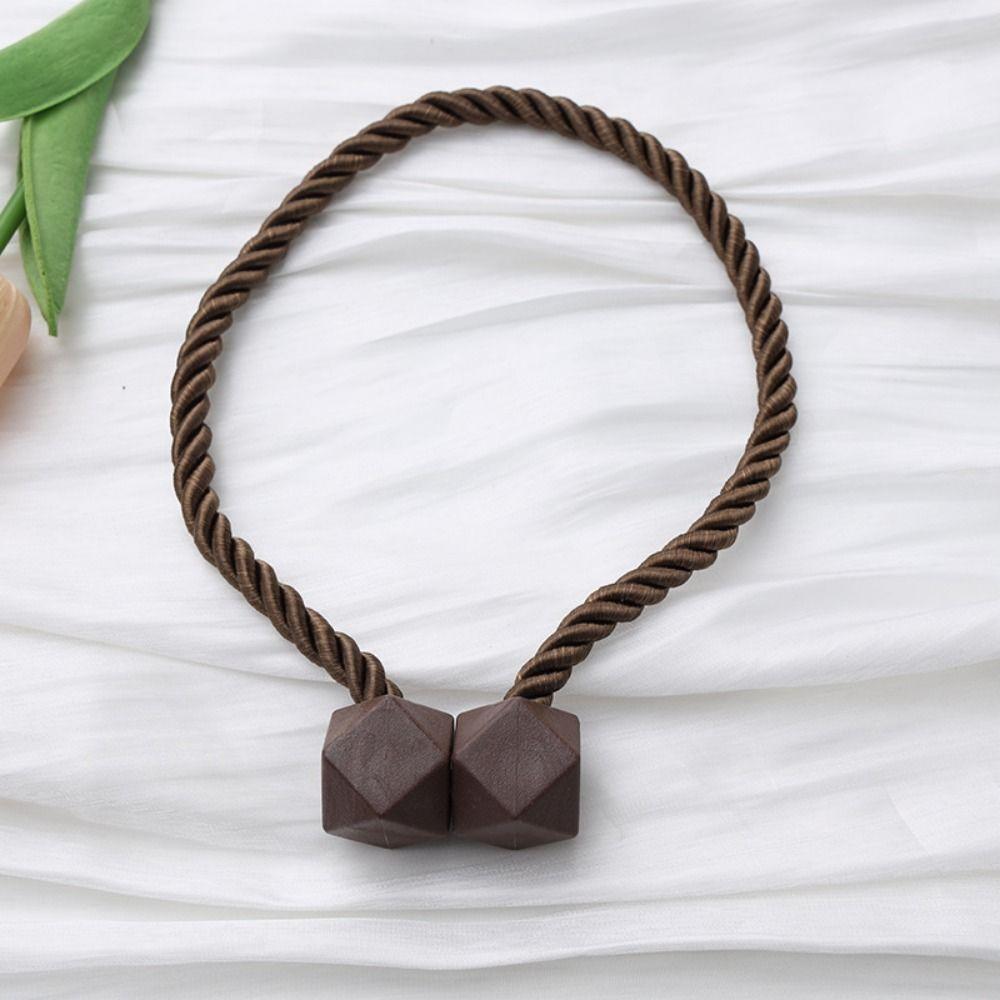 2Pcs Rhombus Window Curtain Buckles Adjustable Curtain Holders Home Decoration