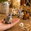 Detailed Beading Tutorial Tiny 3D Beaded Animal Kit, Cute DIY Kit with Colorful Beads and Craft With And Thread Instructions, 4 Designs Handmade