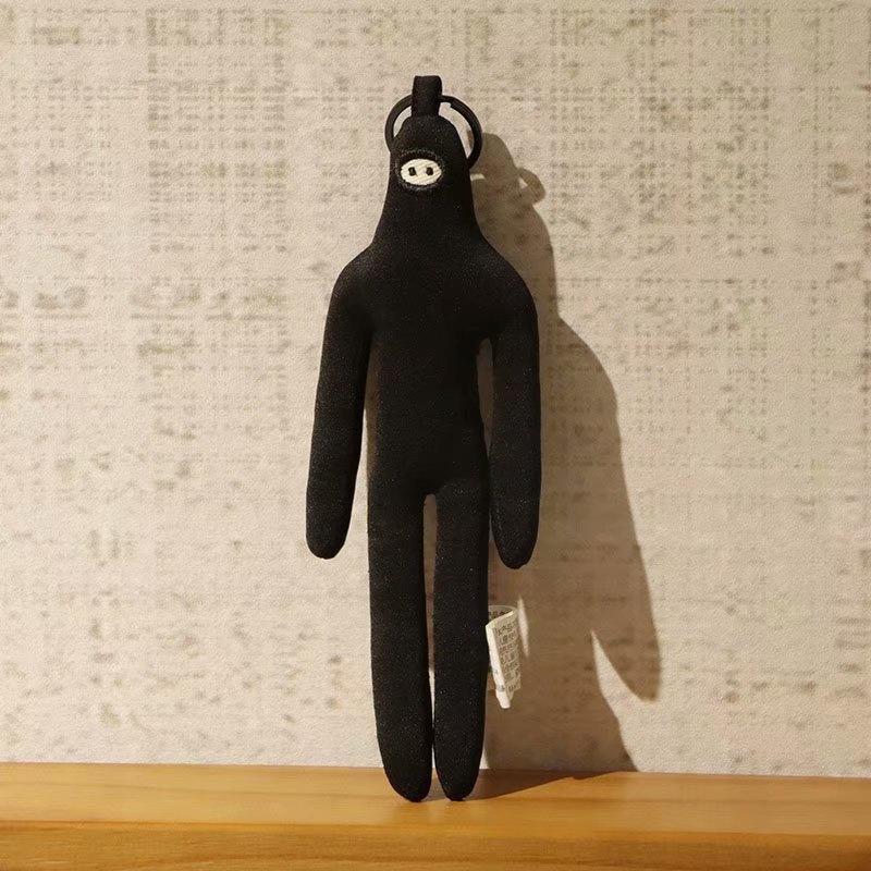 

Cute Dark Gothic Quirky Plush Doll Toy Soft Spooky Kawaii Photo Prop Table Decor For Girlfriend And Kids Halloween Birthday Gift