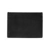 Gucci Solid Color Minimalist Gold Trim Leather Card Holder Men Accessories Black 700469-DJ20G-1000