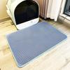 Cat Litter Box Mat Cushioned Mesh Cat Toilet Mat Cat Litter Trapping Mat Scatter Control Mat for Less Mess