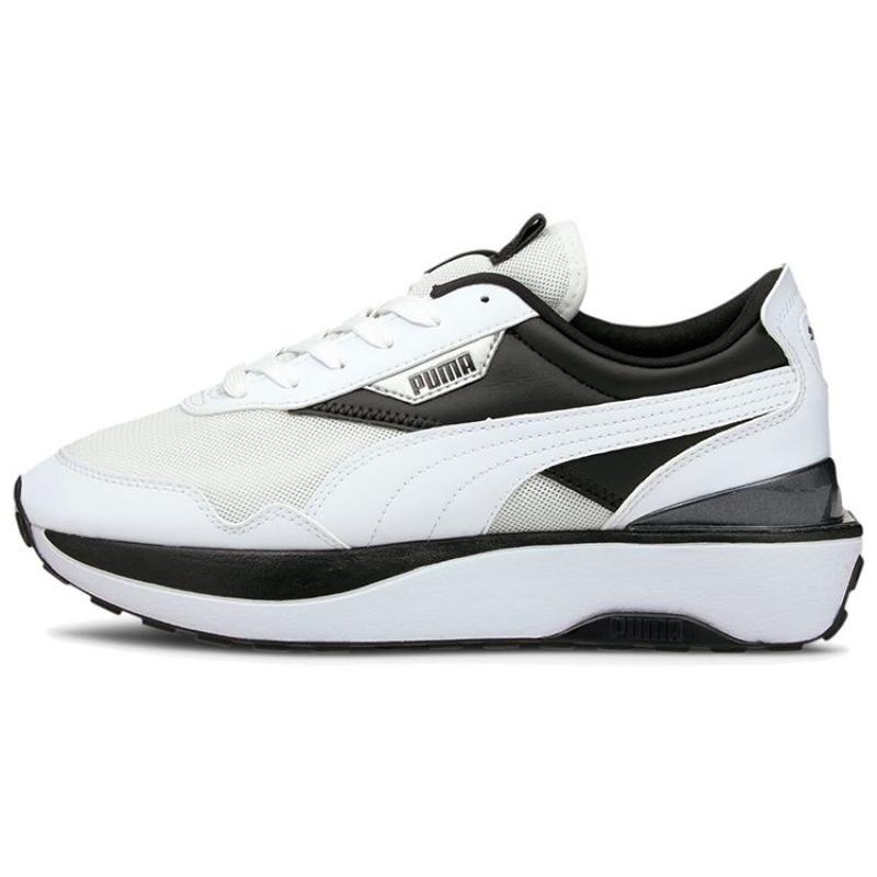 PUMA Cruise Rider GL women cushioned lightweight low-top running sneakers white black 374865-03 EU 35.5