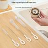 Stainless Steel Cleaning Brush for Straws, Bottles, and Cups with Spiral Bristles