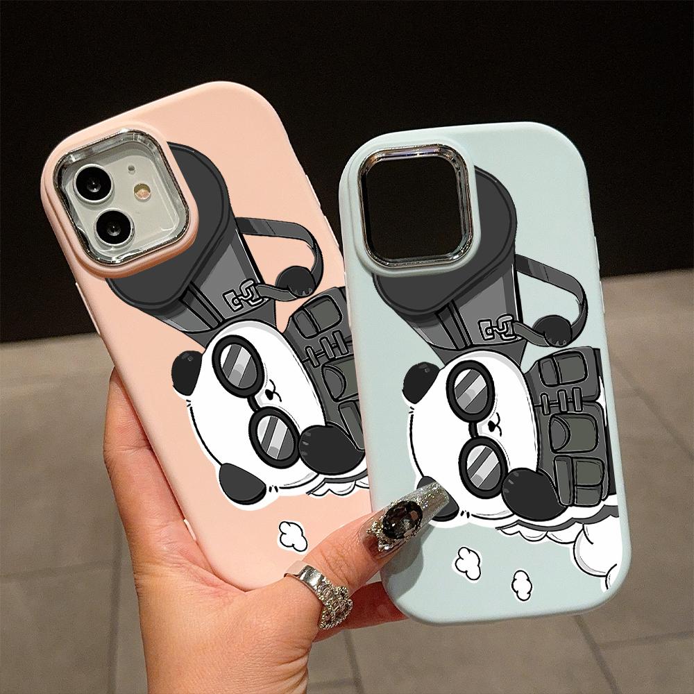 

For Vivo V23 V25 V27 V29 V30 Y27S Y28 Y33S Y36 Infinix Hot30I Hot40 Tecno Spark20 Cartoon Black Cat Silver Edge Soft Liquid Silicone Protective Casing Vivo Y22 рожевий