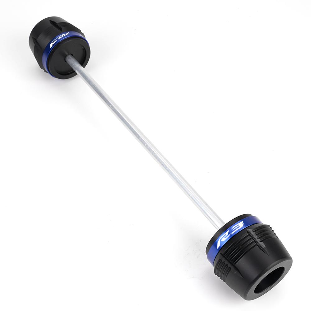 For Yamaha R3 YZF-R3 Yzfr3 2015-2022 2023 2024 2025 Motorcycle Accessories Front Rear Wheel Axle Fork Crash Slider Protector R3