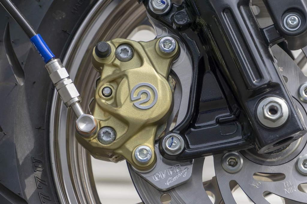 Overracing MONKEY125 83-012-12 Front Caliper Support for Brembo 2P (Cab) Silver