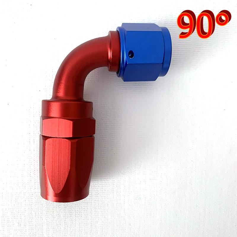 AN6 CEP Oil Fuel Fittings Hose End Connector Adaptor Kit Braided Oil Fuel Hose Line Swivel Fittings Double Hole Wire Clamp
