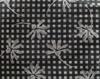 oneOone Georgette Viscose Black Fabric Block Sewing Fabric By The Yard Printed Diy Clothing Sewing Supplies 42 Inch