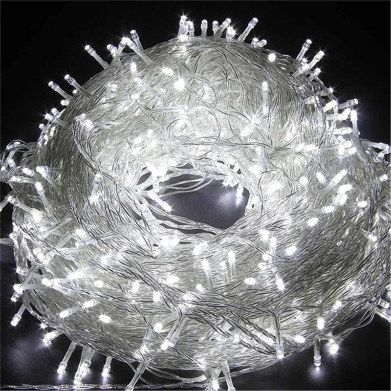 Outdoor Christmas LED String Light Garlands Decoraction Fairy Lamp For Home Wedding Party Holiday Lights