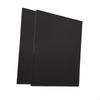 2 Pieces Black Canvas Art Panels with Wooden Frame for Painting