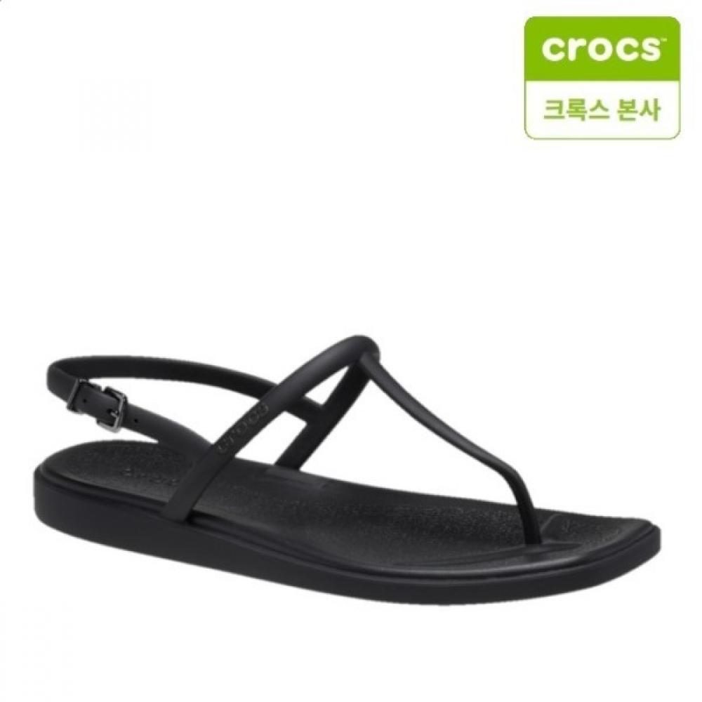 

Crocs Miami Thong Flip Sandals Black 209793 001 lemons/M7W9(260)
