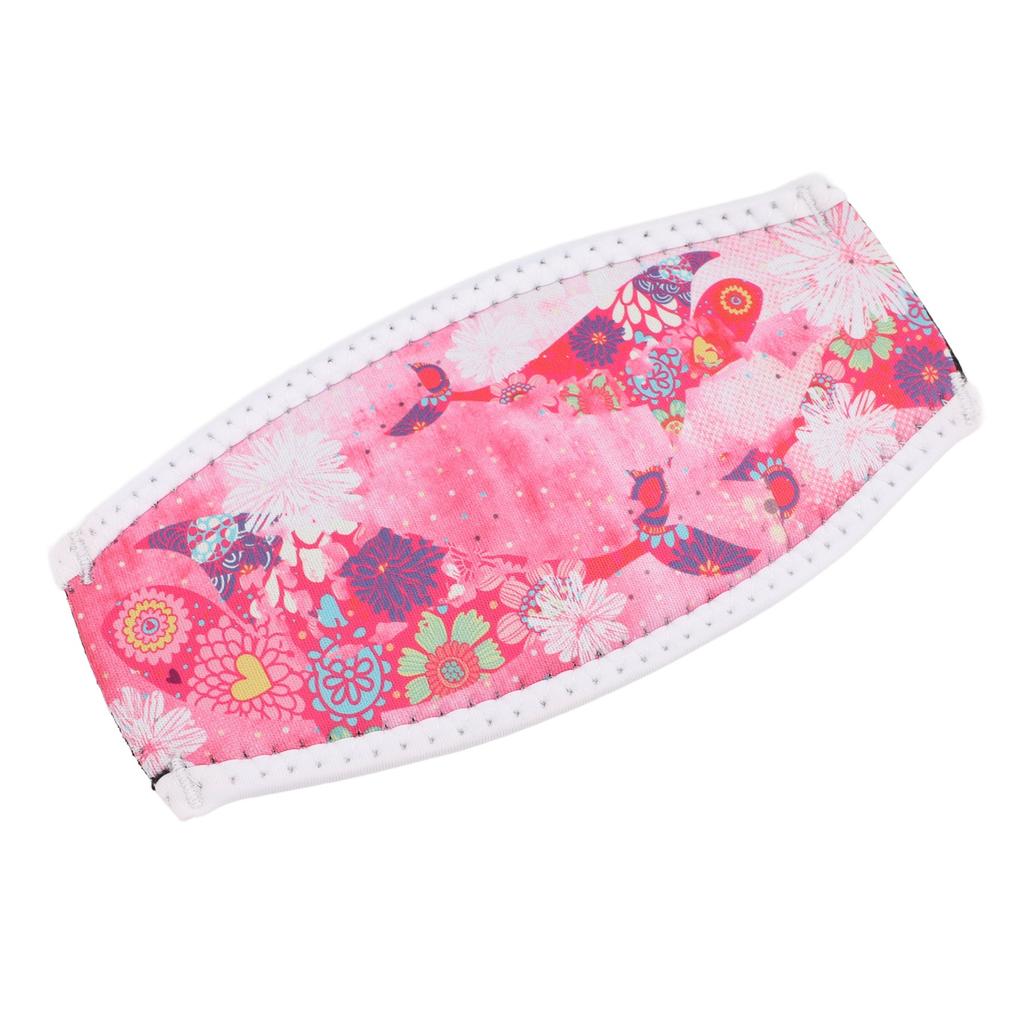 Taucherbrillenbandabdeckung Doppelschicht Neopren Tauchgesichtsabdeckung Band Haarschutz zum Schwimmen