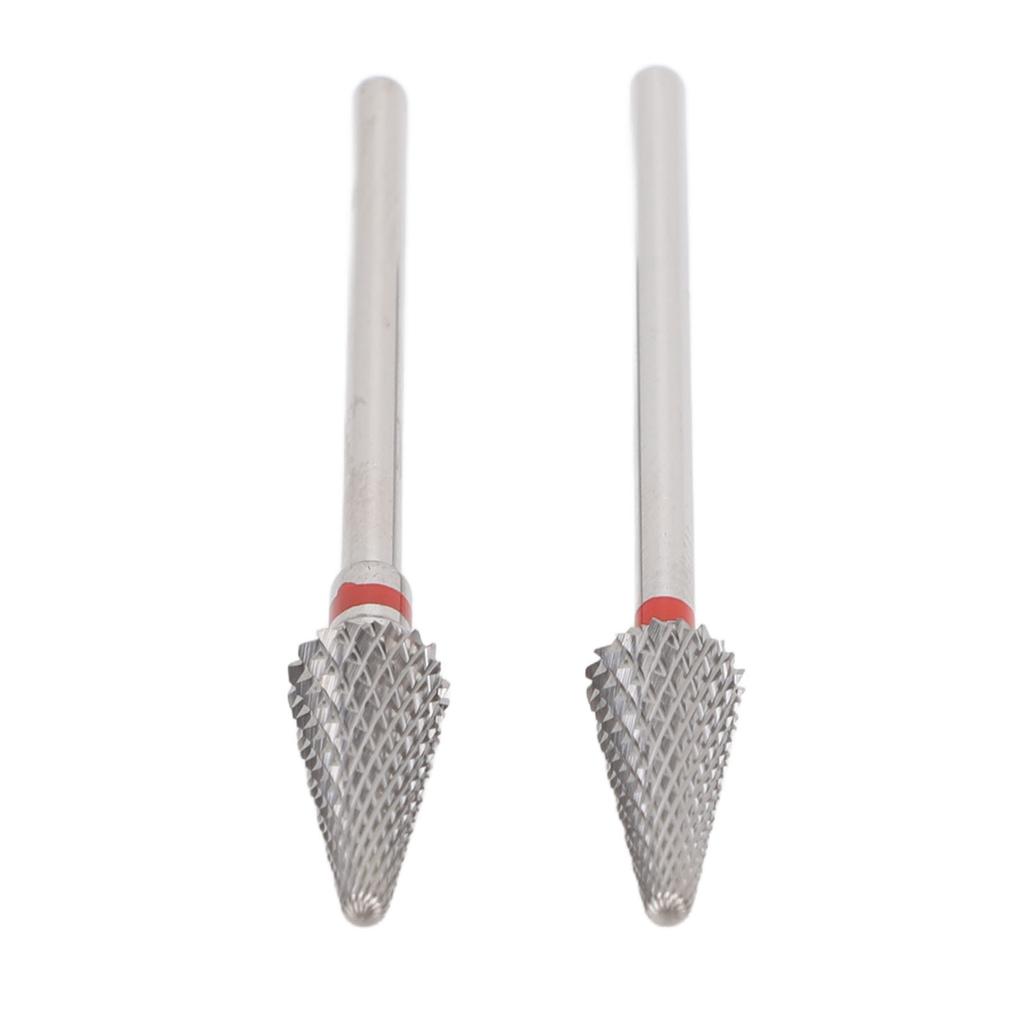 Nail Tapered Drill Bit Professional Fast Removing Tungsten Steel Manicure Drill Bits for Exfoliating